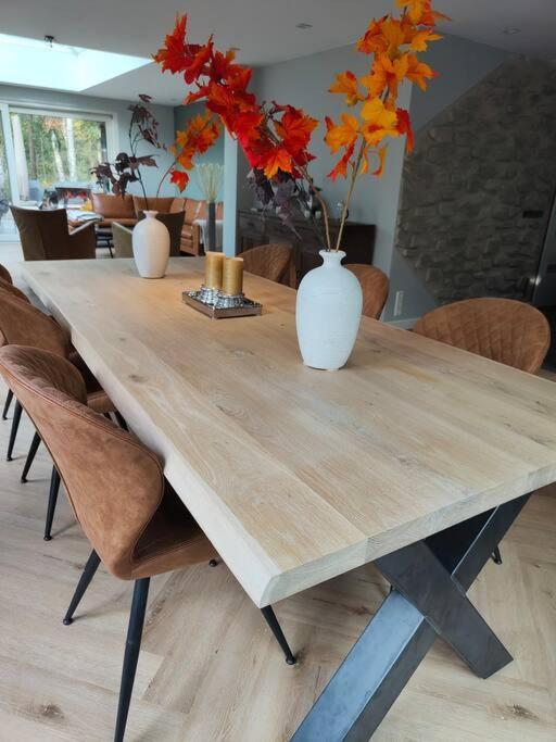 Kindvriendelijke Bungalow In Het Bos Bij Zwemmeer. Vilsteren Bagian luar foto